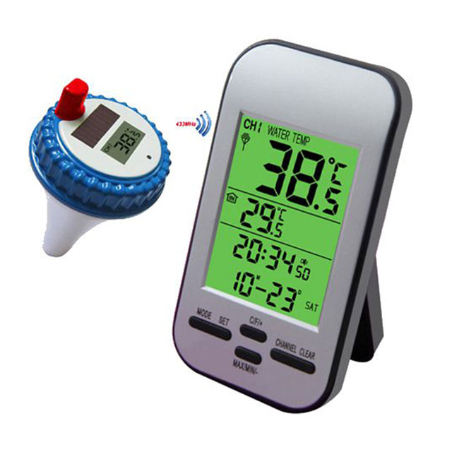 WT0224 Wireless Solar Swimming Pool Thermometer