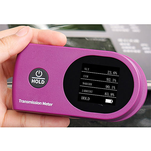 AMT537 Tint Solar Film Car Transmission Meter Filmed Glass Tester UV IR Rejection Meter Tint Meter Transmittance Tester Meter Total Solar Energy Rejection